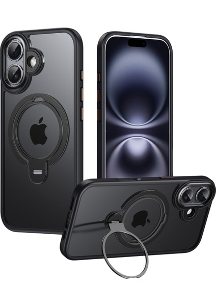 iPhone 17 Kickstand Mat Arka Kapak Magsafe ile Uyumlu (Yurt Dışından)