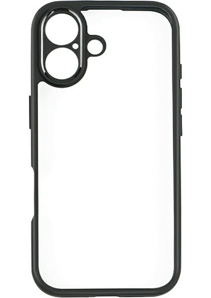 iPhone 17 Darbeye Dayanıklı Pc + Tpu Şeffaf Arka Telefon Kılıfı (Yurt Dışından)