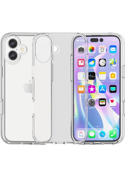 iPhone 17 Pc + Tpu Darbeye Dayanıklı Şeffaf Telefon Kılıfı (Yurt Dışından) fiyatları