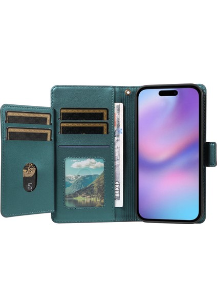 iPhone 17 Pu Deri Telefon Kılıfı Çoklu Kart Tutucu ve Kayışlı (Yurt Dışından) fiyatları