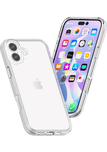 iPhone 17 Pc + Tpu Darbeye Dayanıklı Şeffaf Telefon Kılıfı (Yurt Dışından) fırsatları