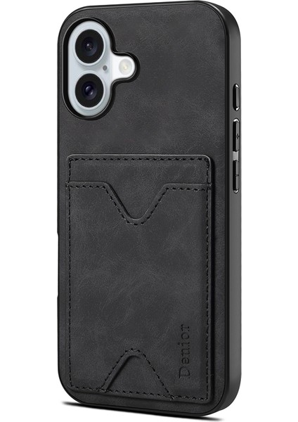iPhone 17 Kartlık Ayaklı Deri + Pc + Tpu Telefon Kılıfı (Yurt Dışından) fiyatları
