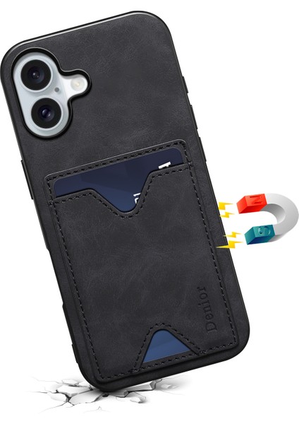 iPhone 17 Kartlık Ayaklı Deri + Pc + Tpu Telefon Kılıfı (Yurt Dışından) modelleri