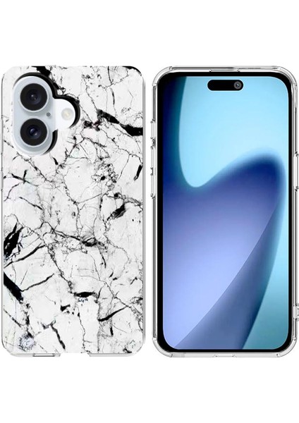 iPhone 17 Mermer Yumuşak Tpu Telefon Kılıfı (Yurt Dışından)