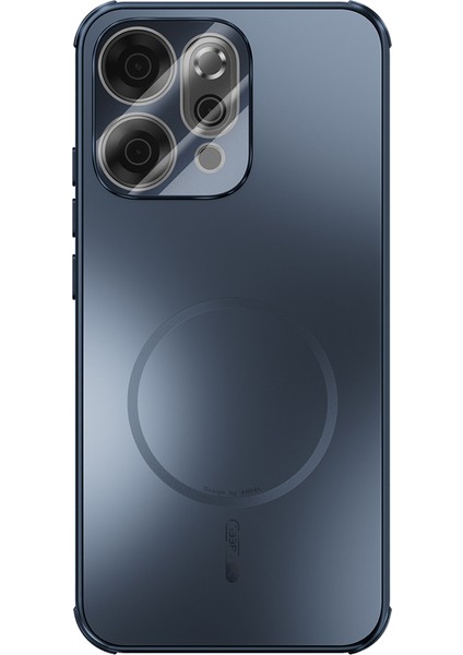 Oppo RENO14 5g Manyetik Kılıf Tpu Pc Mat Telefon Arka Kapağı Lens Filmi ile (Yurt Dışından)