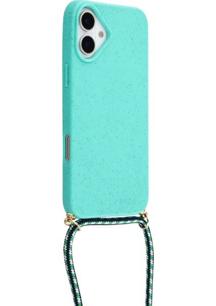 iPhone 17 Biyolojik Olarak Parçalanabilir Buğday Samanı + Tpu Çevre Dostu Telefon Kılıfı ve Kordon (Yurt Dışından) modelleri