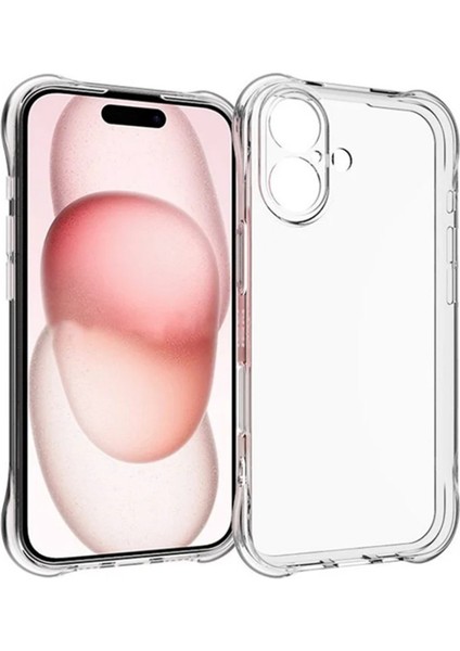 iPhone 17 Dört Köşe Darbeye Dayanıklı Şeffaf Telefon Kılıfı (Yurt Dışından)
