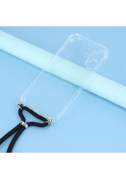 iPhone 17 Güçlendirilmiş Köşeli Tpu Şeffaf Telefon Kılıfı ve Kordonu (Yurt Dışından) modelleri