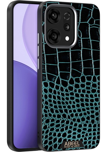 Oppo RENO14 Pro 5g Timsah Dokulu Mikro Kabartmalı Arka Kapak Magsafe ile Uyumlu (Yurt Dışından)