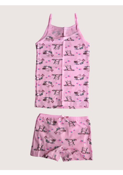 Kız Çocuk Atlet ve Boxer Takım – Rahat ve Şık Ev Giyim Seti modelleri