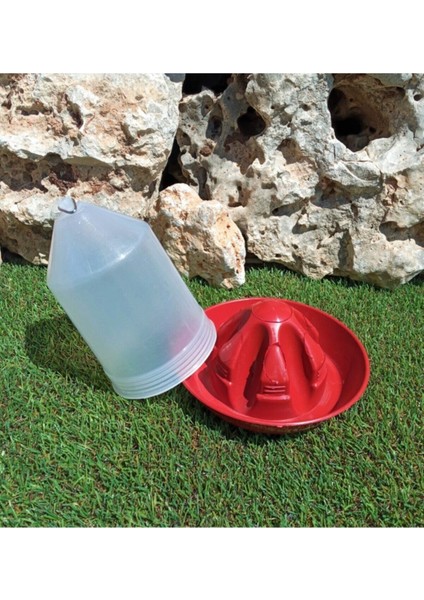 2 Li Set 0,75 Lt Suluk 0,75 kg Yemlik Tavuk Yemliği Tavuk Suluğu Civciv Yemliği Civciv Suluğu