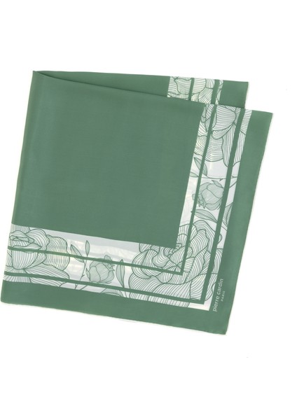 Kadın Yeşil Ipek Eşarp 50309585-VR054 fiyatları