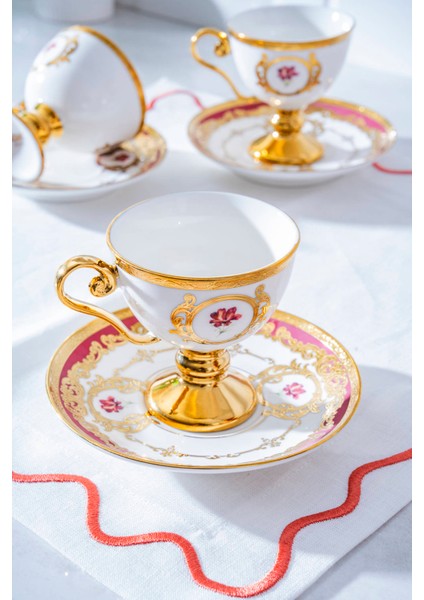 Cassano 6 Kişilik Kahve Fincan Takımı - 100 ml