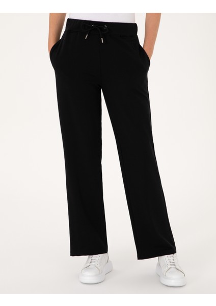 Kadın Siyah Loose Fit Eşofman Altı 50314964-VR046 fiyatları