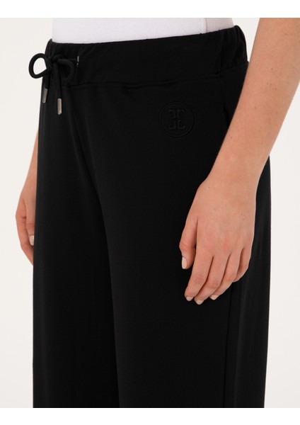 Kadın Siyah Loose Fit Eşofman Altı 50314964-VR046 indirimleri