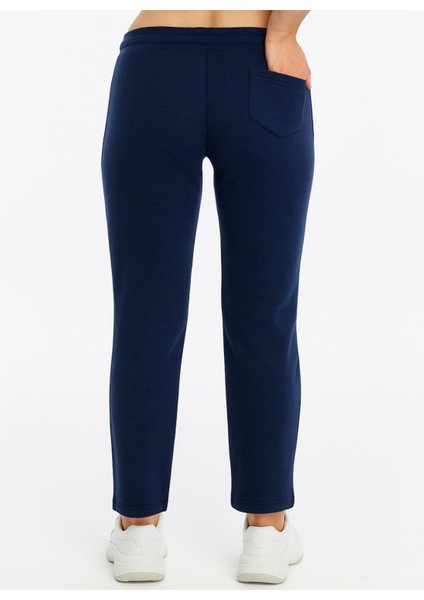 Kadın Lacivert Eşofman Alt Cepli Klasik PAÇA-P376 modelleri