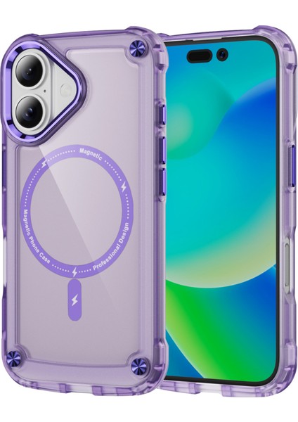 iPhone 17 Skin Touch Tpu + Pc Telefon Kılıfı Magsafe ile Uyumlu (Yurt Dışından)