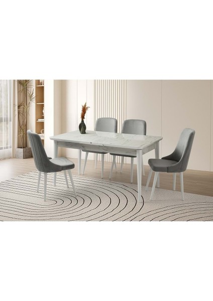 Mobilgen (Sadece Masa) Marmo 160+37 Kelebek Tekno Kenar HG Açılabilir Masa fiyatları