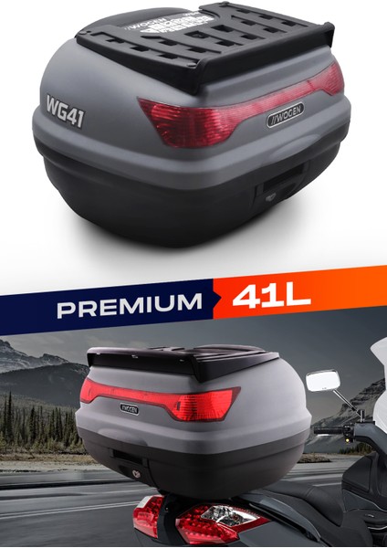 WG41 Premium Arka Çanta 41 Litre (Nardo Gri) + Karbon Dizli indirimleri
