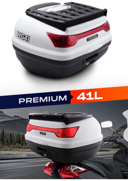 WG41 Premium Arka Çanta 41 Litre (Beyaz) + Karbon Dizlik He fiyatları