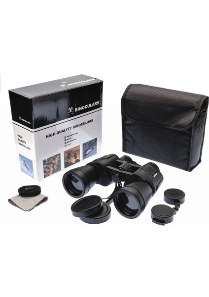 20×50 – Geniş Ön Mercekli – 1000M/56M El Dürbünü – Siyah fırsatları