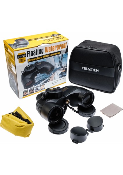 7X50 Profesyonel Dürbünü 1000M/132M Siyah indirimleri