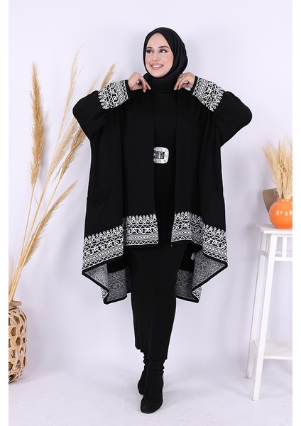 17017 Etnik Desen Panço Siyah fiyatları