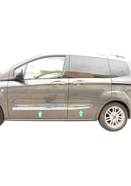 Yan Kapı Çıtası Krom 4 Parça Courier Van 2014 ve Sonrası Modeller Için fiyatları