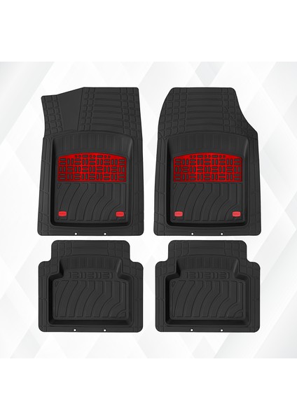 Fiat Siena 2002 Sonrası Model 4d Joker Kırmızı Havuzlu Paspas