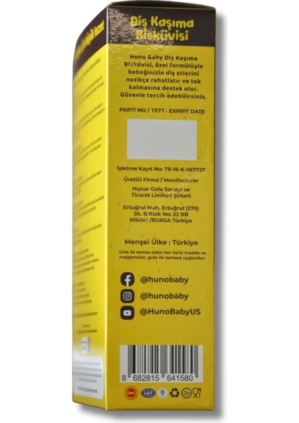 Muzlu Diş Kaşıma Bisküvisi fiyatları