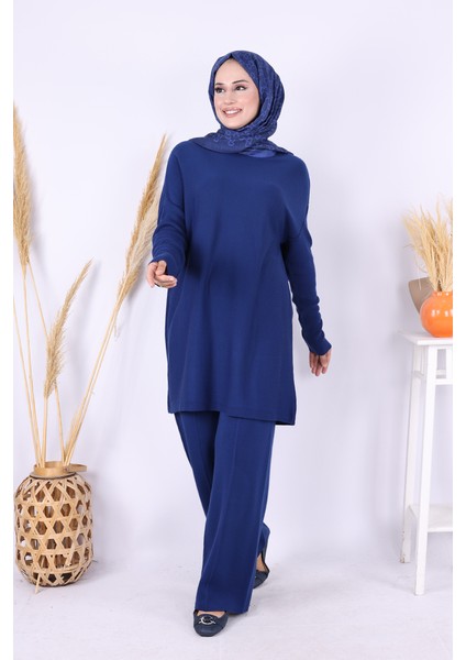 Triko Tunik Pantolon Takım 17035 Lacivert