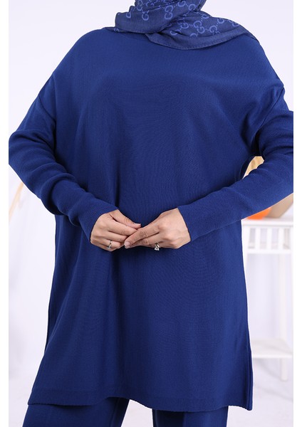 Triko Tunik Pantolon Takım 17035 Lacivert indirimleri