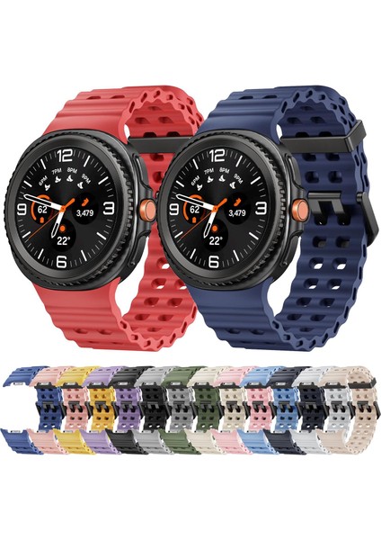 Samsung Galaxy Watch8 / Watch8 Classic Için Silikon Saat Kayışı (Yurt Dışından) modelleri