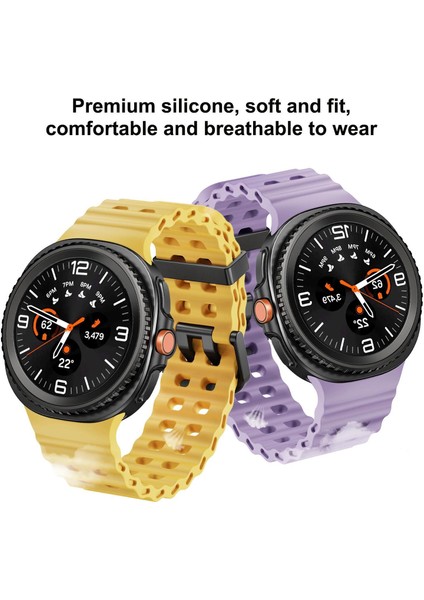 Samsung Galaxy Watch8 / Watch8 Classic Için Silikon Saat Kayışı (Yurt Dışından) indirimleri