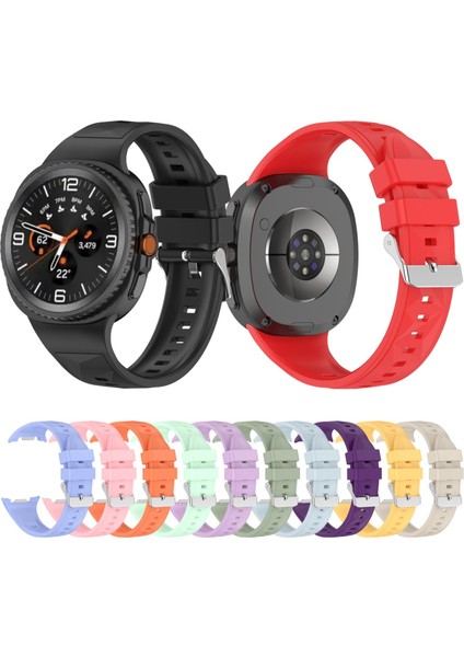 Samsung Galaxy Watch8 / Watch8 Classic Için Silikon Saat Kayışı (Yurt Dışından) modelleri
