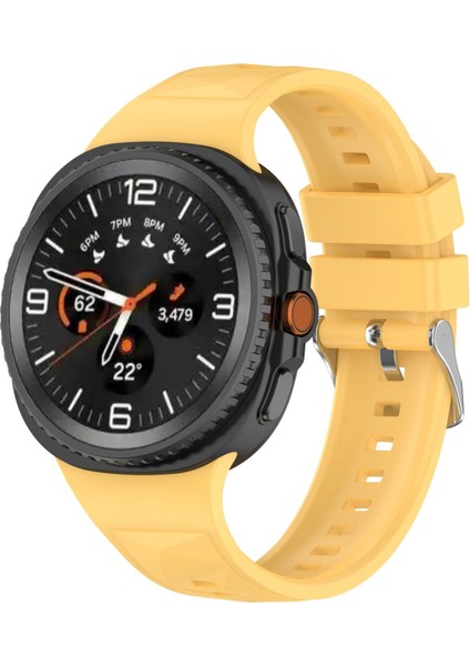 Samsung Galaxy Watch8 / Watch8 Classic Için Silikon Saat Kayışı (Yurt Dışından)