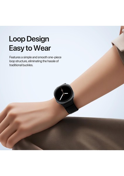 Samsung Galaxy Watch8 / Watch8 Classic Için Naylon Dokuma Kayış (Yurt Dışından) modelleri