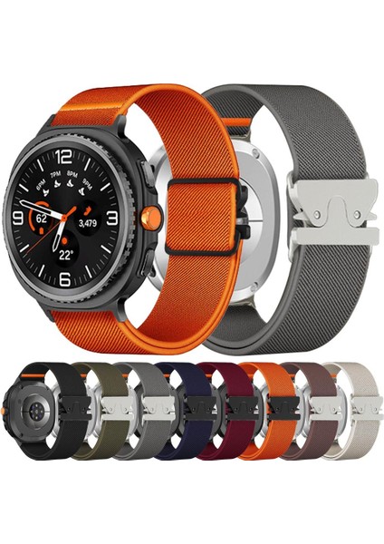 Samsung Galaxy Watch8 / Watch8 Classic Için Naylon Saat Kayışı (Yurt Dışından) fiyatları