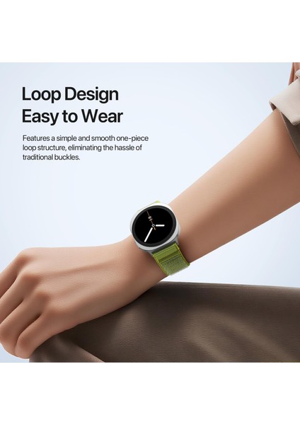 Samsung Galaxy Watch8 / Watch8 Classic Için Naylon Dokuma Kayış (Yurt Dışından) modelleri