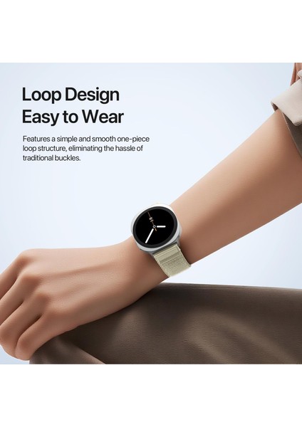 Samsung Galaxy Watch8 / Watch8 Classic Için Naylon Dokuma Kayış (Yurt Dışından) modelleri