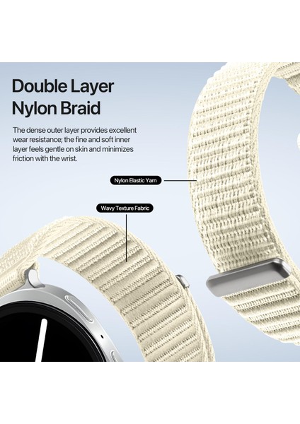 Samsung Galaxy Watch8 / Watch8 Classic Için Naylon Dokuma Kayış (Yurt Dışından) fırsatları