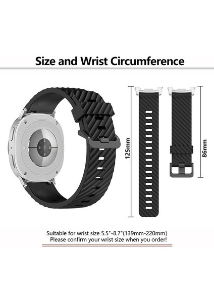 Samsung Galaxy Watch8 / Watch8 Classic Için Silikon Kayış (Yurt Dışından) modelleri