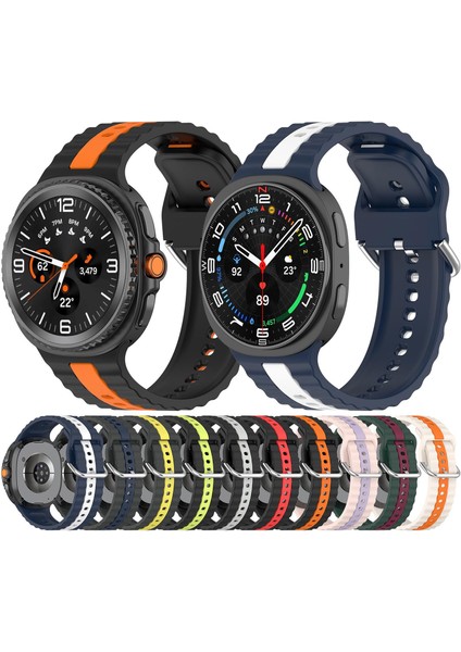 Samsung Galaxy Watch8 / Watch8 Classic Için Silikon Saat Kayışı (Yurt Dışından) modelleri