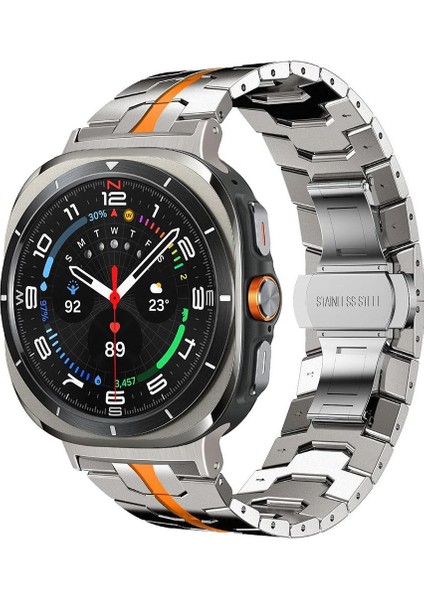Samsung Galaxy Watch8 / Watch8 Classic Için Metal Kayış (Yurt Dışından)