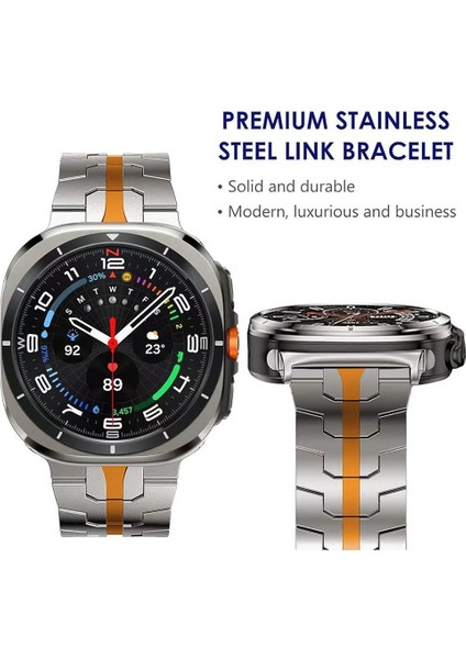 Samsung Galaxy Watch8 / Watch8 Classic Için Metal Kayış (Yurt Dışından) modelleri