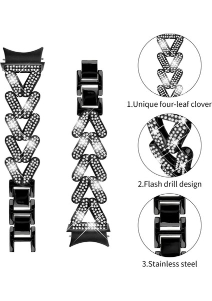 Samsung Galaxy Watch Fe/7/6/5/4 Classic Için Metal Kayış (Yurt Dışından) modelleri