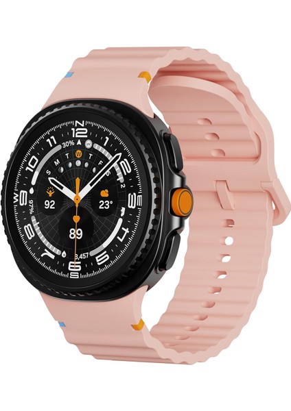 Samsung Galaxy Watch8 / Watch8 Classic Için Silikon Saat Kayışı (Yurt Dışından)