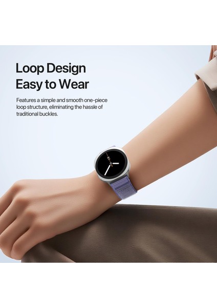 Samsung Galaxy Watch8 / Watch8 Classic Için Naylon Dokuma Kayış (Yurt Dışından) modelleri