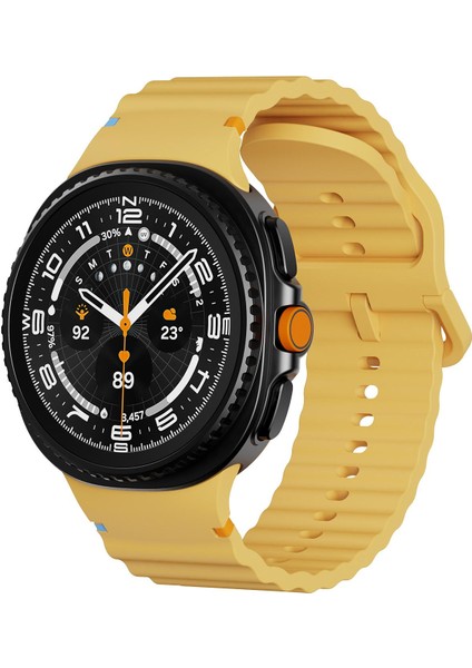 Samsung Galaxy Watch8 / Watch8 Classic Için Silikon Saat Kayışı (Yurt Dışından)