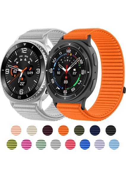 Samsung Galaxy Watch8 / Watch8 Classic Için Naylon Saat Kayışı (Yurt Dışından) fırsatları